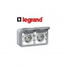 PLEXO MBLOC SUP 2X2P+T TOR HOR GRIS