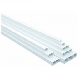 CANAL 40x12,5 C/DIVISION BLANCO