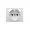 TAPA BASE ENCHUFE SEGURIDAD 2 USB BLANCO