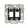 SOPORTE PARA TOMA DOBLE RJ11-RJ45