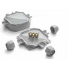 CAJA CONEX CON GEL 90x90x45 IP68 3 ENTR
