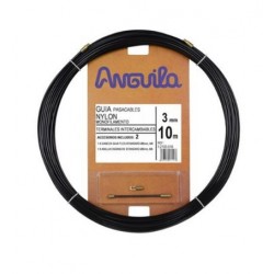 PASACABLES INTERC. NYLON 3MM NEGRO 10M