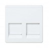 TAPA INFORMATICA 2 CONECTORES AMP
