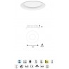 Downlight - led - 15w - 4000k - blanco