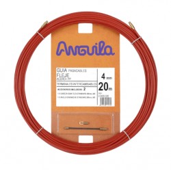 Pasacables fleje acero plano+pp 4mm 20m (acero recubierto)