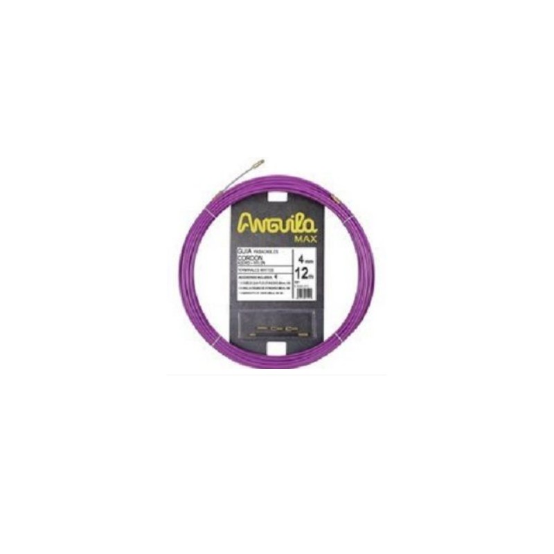 ANGUILA MAX CORDÓN ACERO+NYLON 4MM 12M