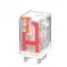 RELE ENCHUFABLE MINIATURA 4NOC-5A. 24VAC