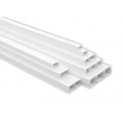 CANAL 32x12,5 C/DIVISION BLANCO