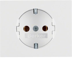 TAPA SCHUKO K.1 PROT INF BLANCO POLAR