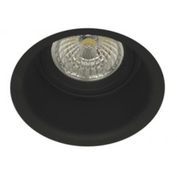 EMPOT.FIJO REDONDO AMBIENTE  NEGRO HV