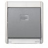 MARCO CON TECLA SIMPLE GRIS S.44 AQUA