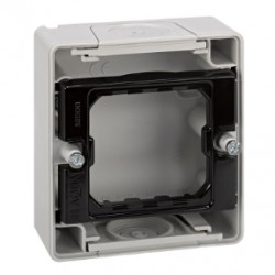BASE CAJA ESTANCA GRIS 1 ELEMENTO S.44 AQUA
