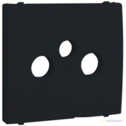 TAPA TOMA R-TV-SAT NEGRO