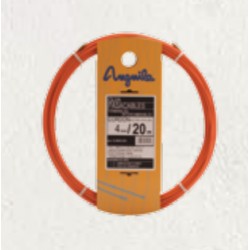 PASACABL CORDÓN ACERO+PP 4MM 15N NARANJA