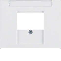 TAPA TOMA USB DE CARGA K.X BLANCO POLAR