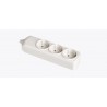 BASE BIPOLAR DE 3 TOMAS CON T/T LATERAL