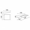 APLIQUE DE PARED COMO IP 54 LED 2.20W