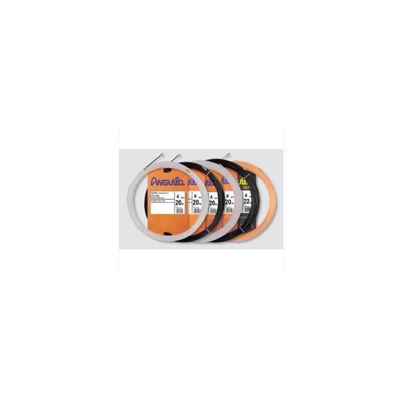 PASACABLES INTERC. NYLON 4MM NATURAL 15M