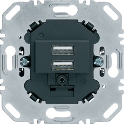 TOMA USB 230V ANTRACITA MATE
