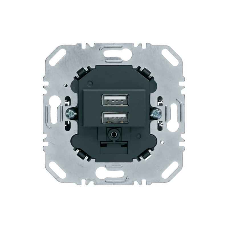 TOMA USB 230V ANTRACITA MATE