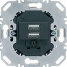 TOMA USB 230V ANTRACITA MATE