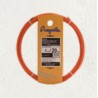 PASACABL CORDÓN ACERO+PP 4MM 15N NARANJA