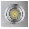 EMPOTRABLE BAS. CUADRADO ORIENTABLE ALUMINIO NATURAL