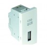 TOMA USB - 1 MOD BLANCO