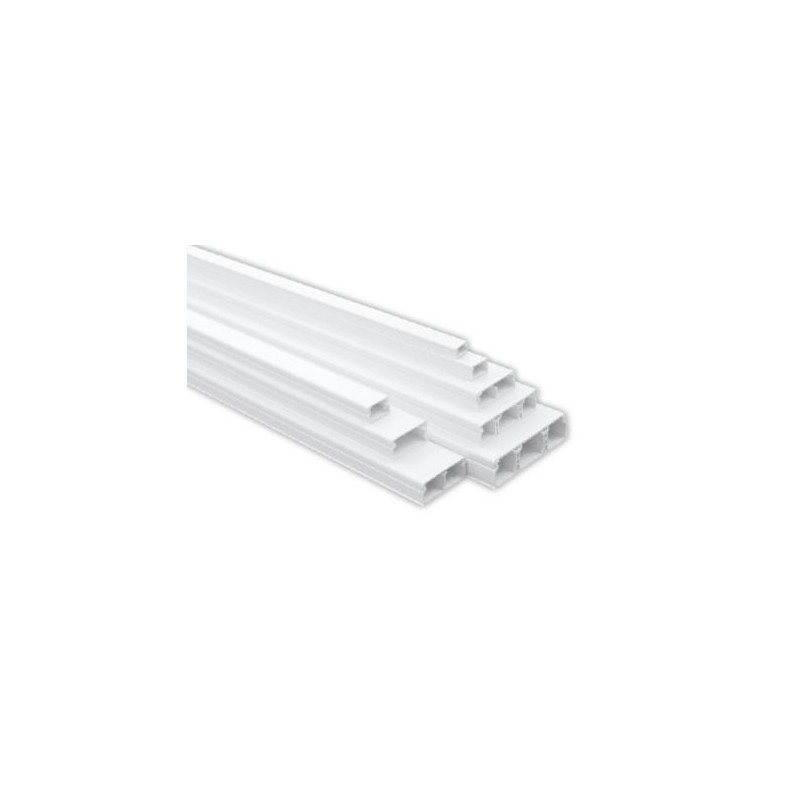 CANAL 32x12,5 C/DIVISION BLANCO
