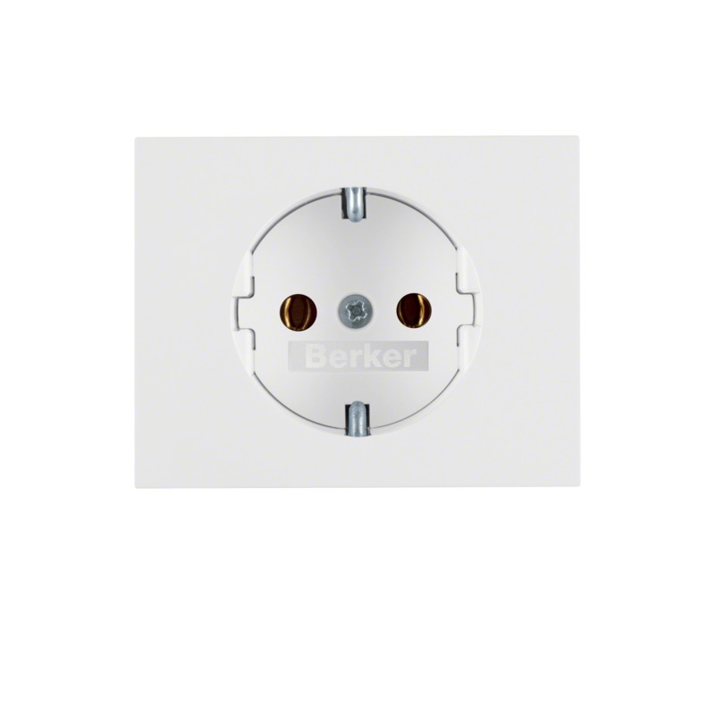 TAPA SCHUKO K.1 PROT INF BLANCO POLAR