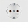 TAPA SCHUKO K.1 PROT INF BLANCO POLAR