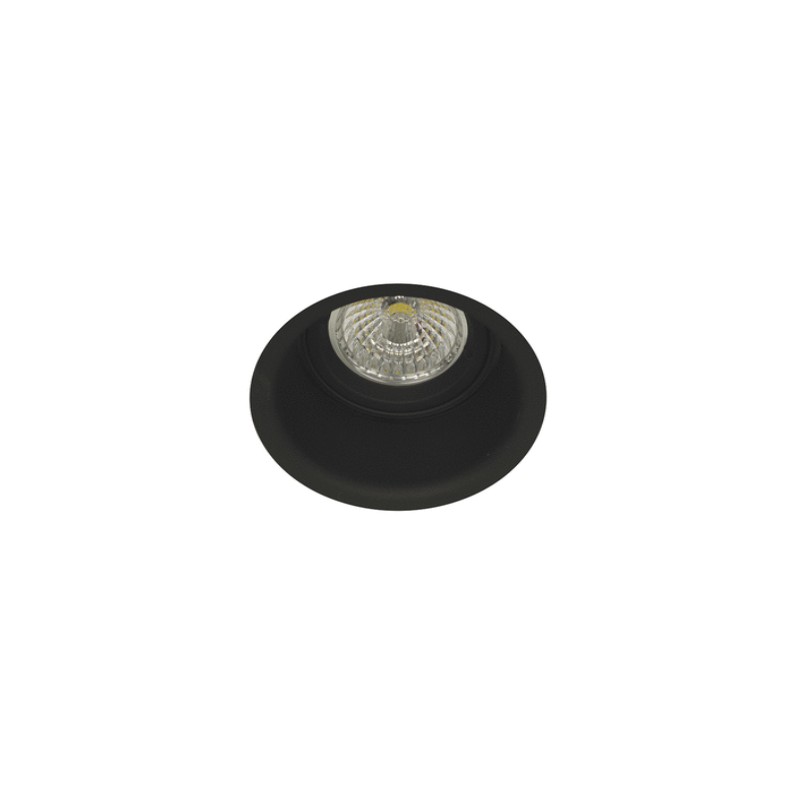 EMPOT.FIJO REDONDO AMBIENTE  NEGRO HV
