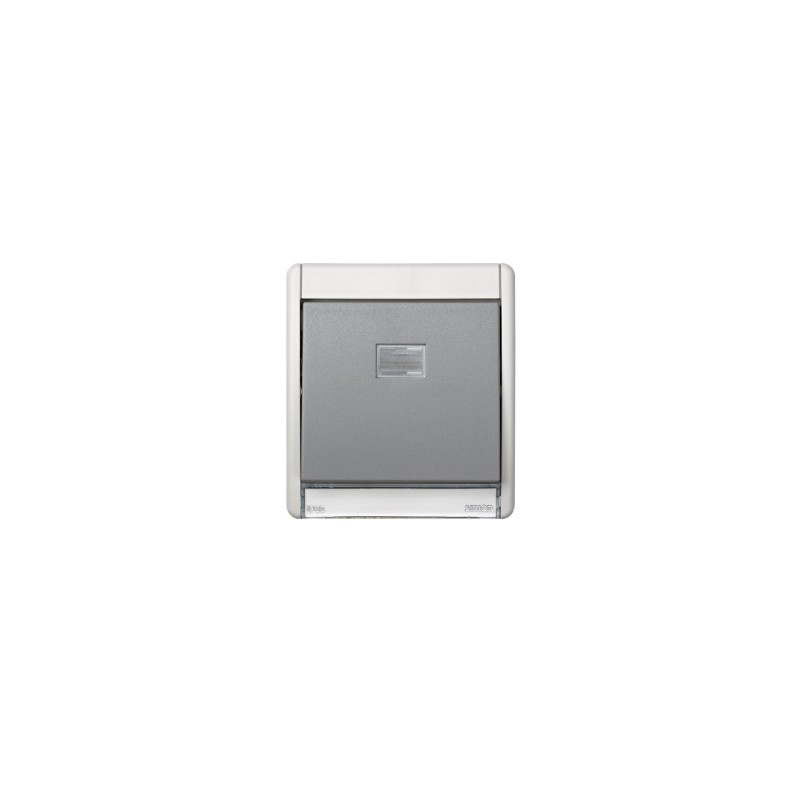MARCO CON TECLA SIMPLE GRIS S.44 AQUA