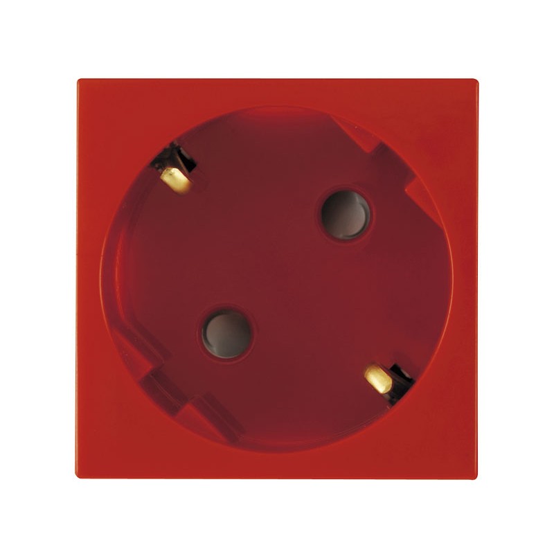 BASE SCHUKO C/PROTECCION-2 MOD ROJO 45132 SVM