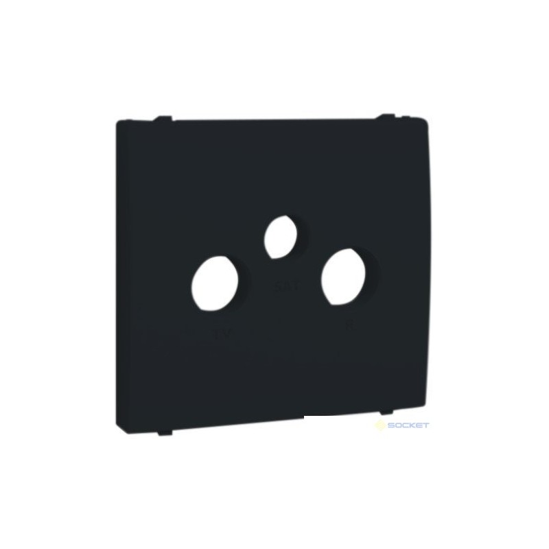 TAPA TOMA R-TV-SAT NEGRO