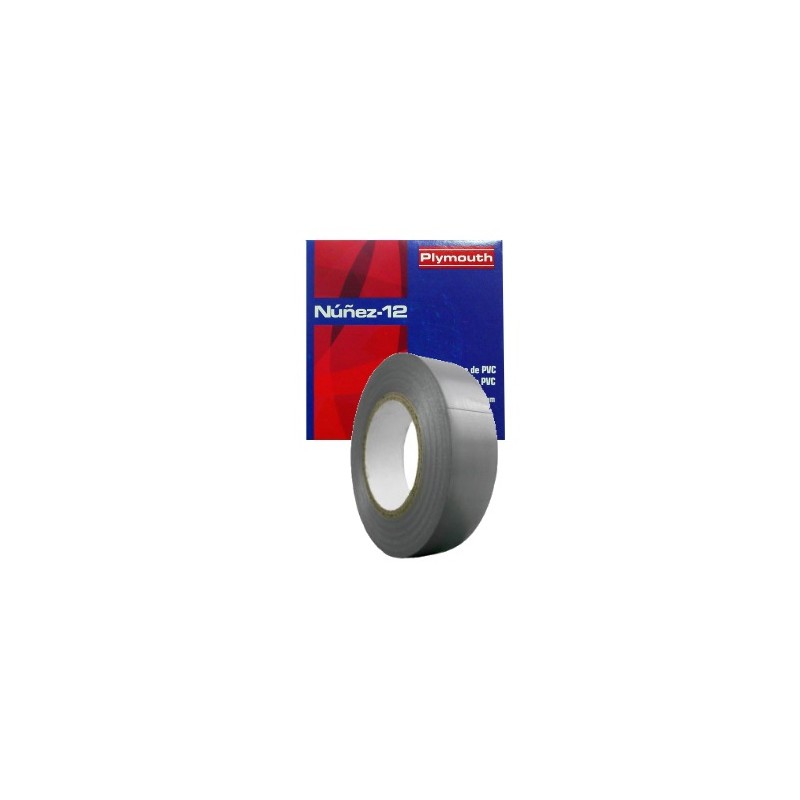 CINTA AISLANTE 20X19MM GRIS
