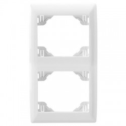 MARCO DOBLE VERTICAL BLANCO