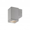 APLIQUE CUB IP54 GU10 MAX.35W 1EM GRIS