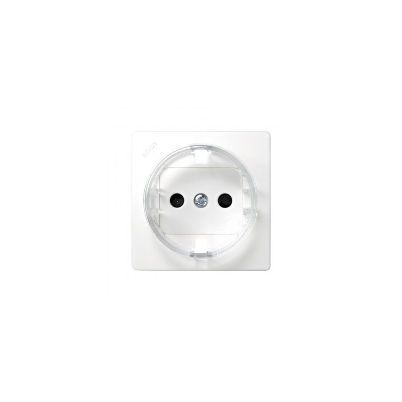 TAPA BASE SCHUKO CON OBTURADOR (BLANCO)