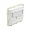 TAPA C/SOPORTE P/DOS CONECTORES RJ45 BLANCO 90442 SBR