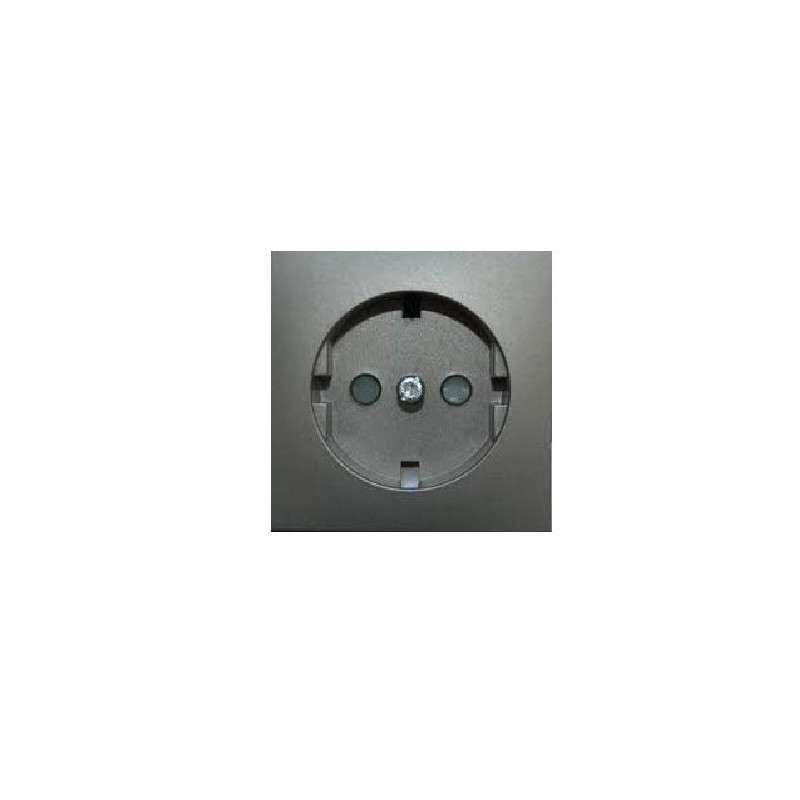 TAPA C/PROTECCION P/BASE SCHUKO NEGRO