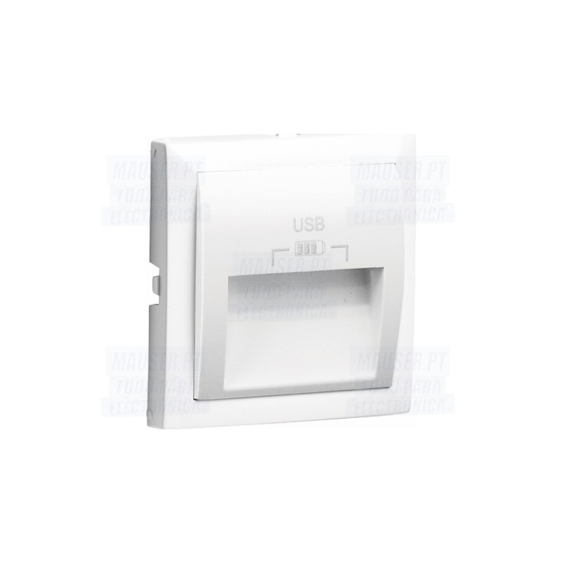 TAPA P/DOB. CARGAD. USB TIPO A SALIDAS 20° BR
