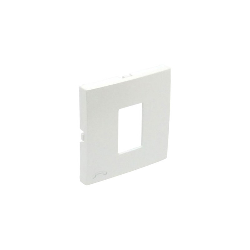 TAPA TOMA TELEFÓNICA BLANCO