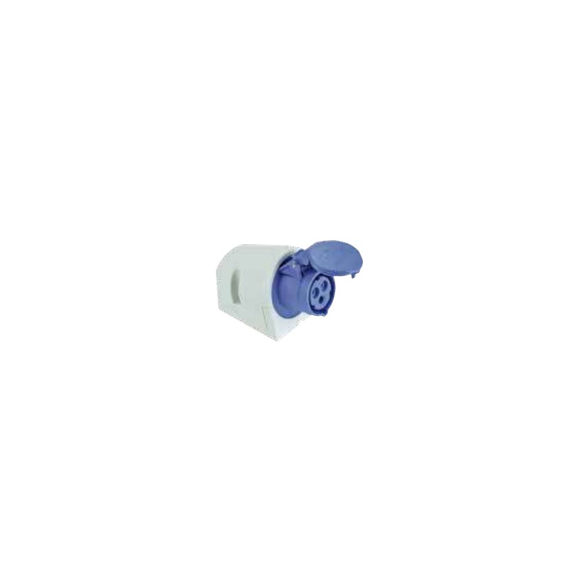 BASES MURALES IP 44 3P+T 16A 400V~.