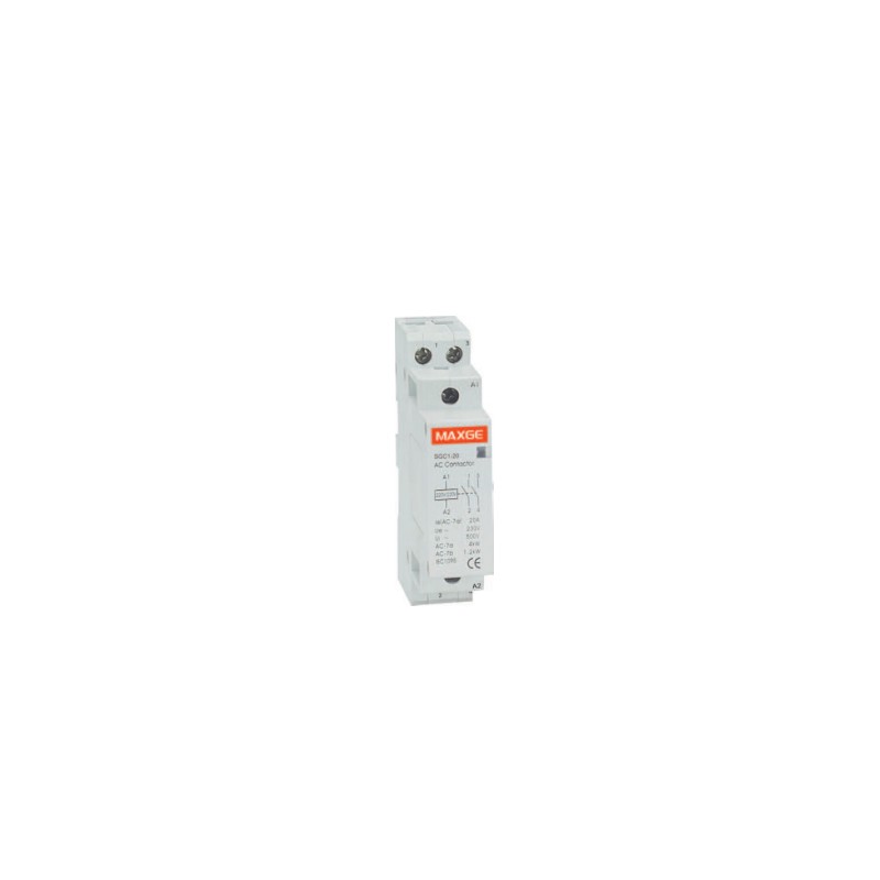 CONTACTOR MODULAR 25A 2P (2no) 230VAC