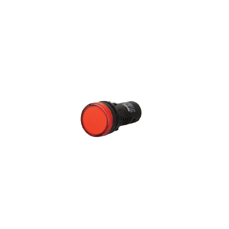 INDIC LUMIN LED PLASTIC 22MM.BL 230VAC