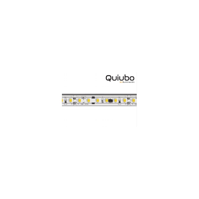 TIRA LED 17W/M 230V IP67 120LED/M 4000K