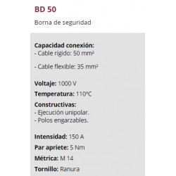BORNA 1 POLO 2X50 MM2