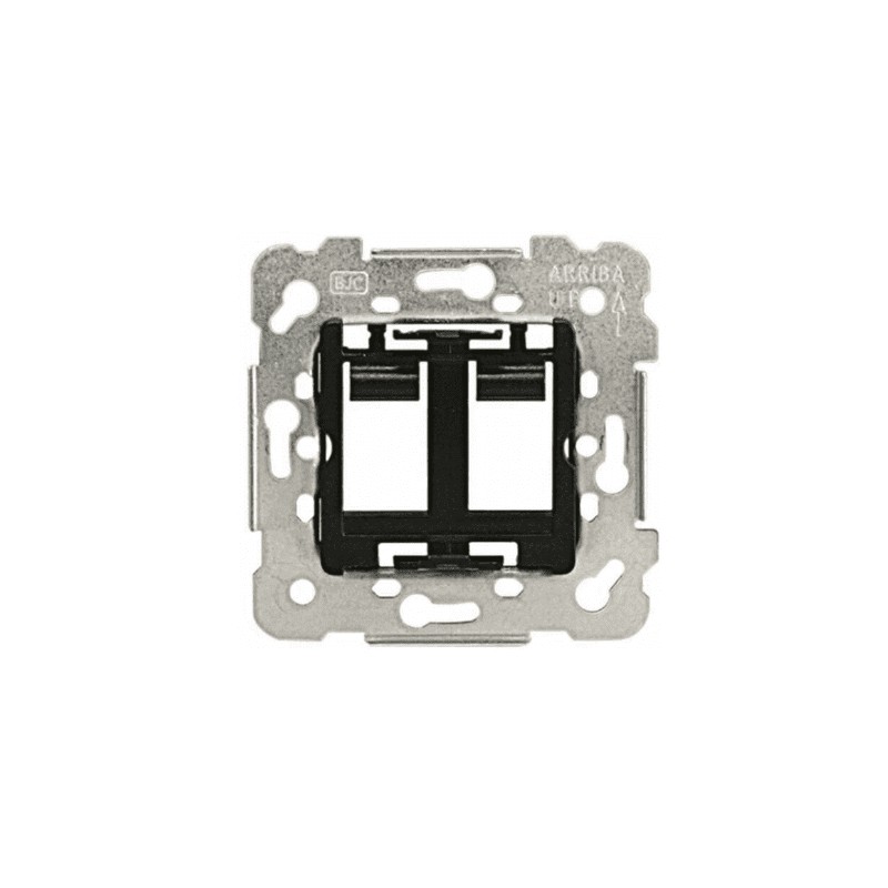 SOPORTE PARA TOMA DOBLE RJ11-RJ45