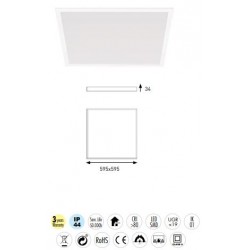 PANEL LED 60x60 BLANCO TEC....